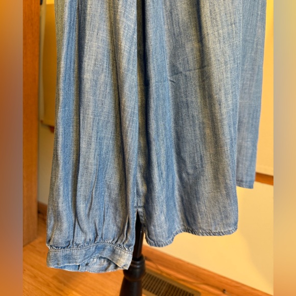 Talbots - NWT Denim Tencel Embroidered Long Sleeve Size Large - Picture 3 of 7